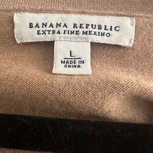 Banana Republic Light Brown Merino Knit